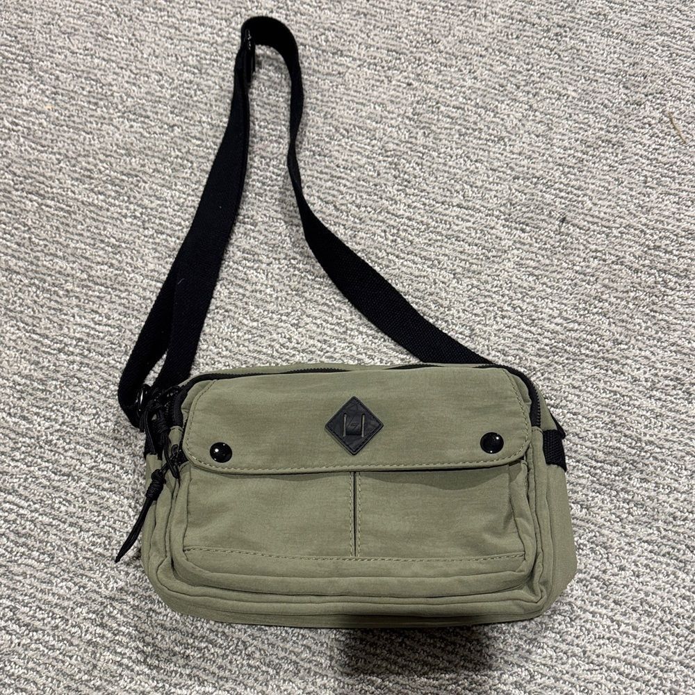 Green Belt Bag with Adjustable Strap